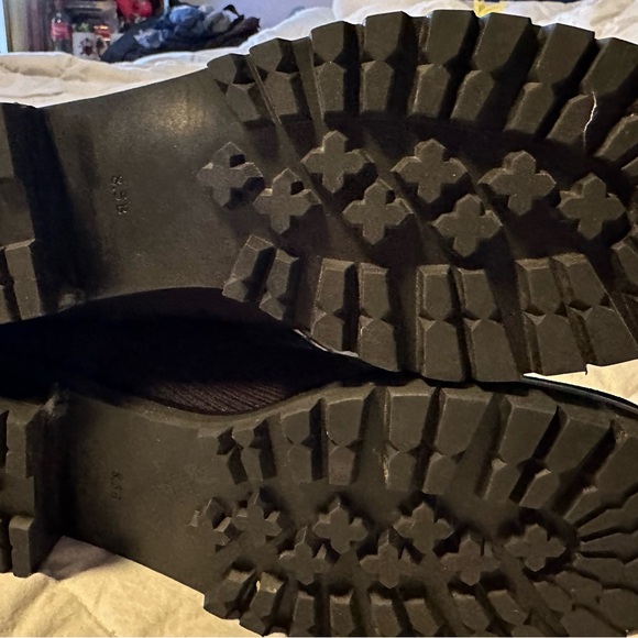 Kate Spade Black High Combat Boots size 39 / 9 - Picture 6 of 8